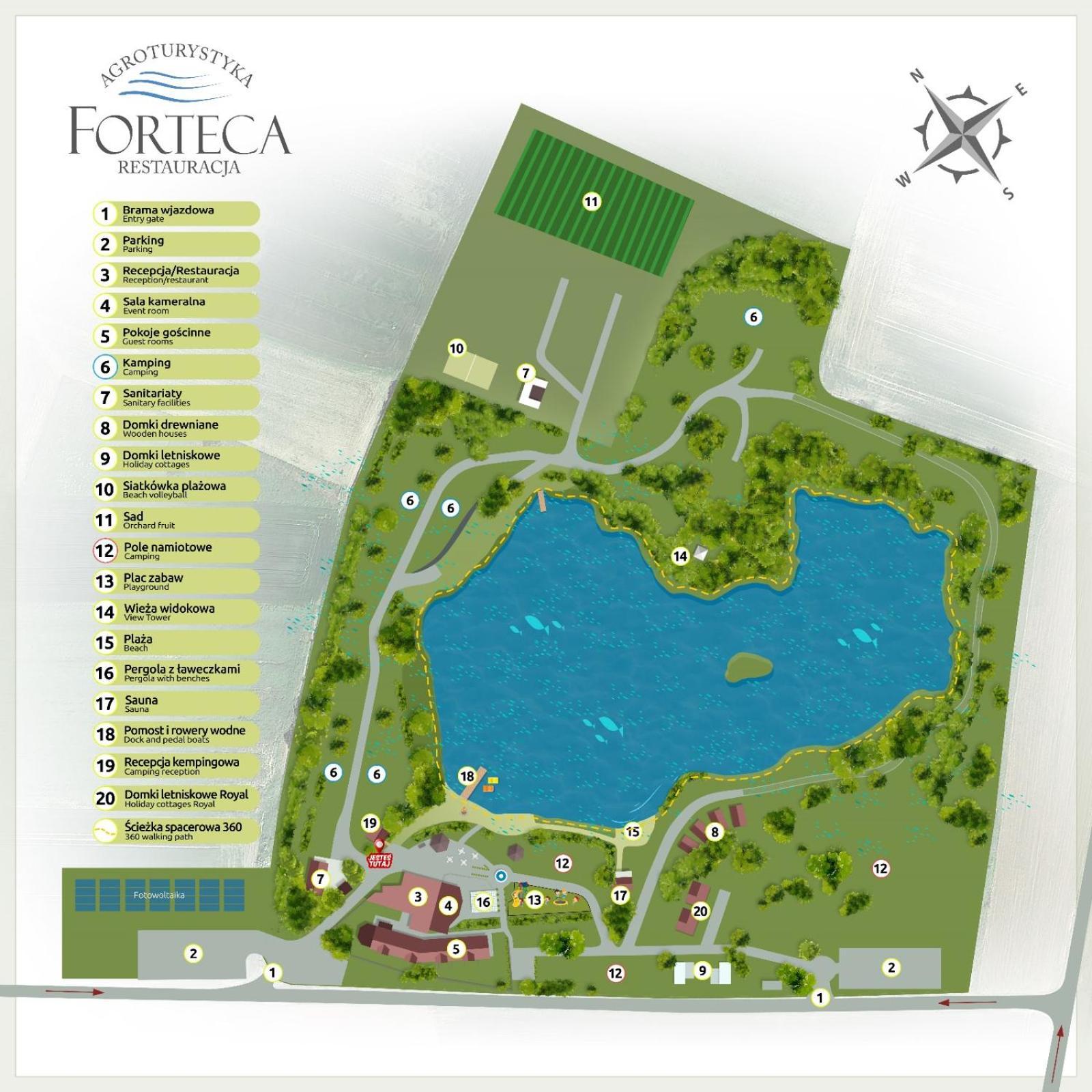 Forteca, Pokoje Goscinne Nad Stawem Dzierżoniów エクステリア 写真
